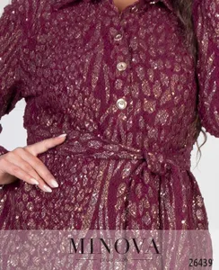 Платье 329-бордо Minova