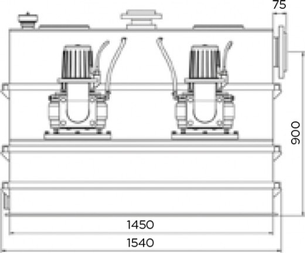 Установка канализационная SFA CUBIC2SC7.5T