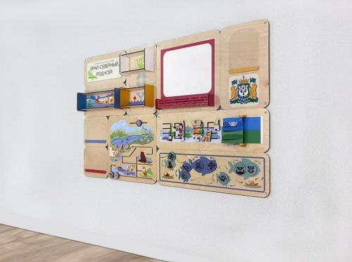 «Край северный, родной. ХМАО» - Дидактическая настенная панель