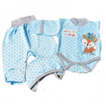 Боди дл.рукав "Лисята" (Карапуззики) (Размер: 80)