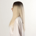 Парик искусственный, 60 см, цвет русый/блонд