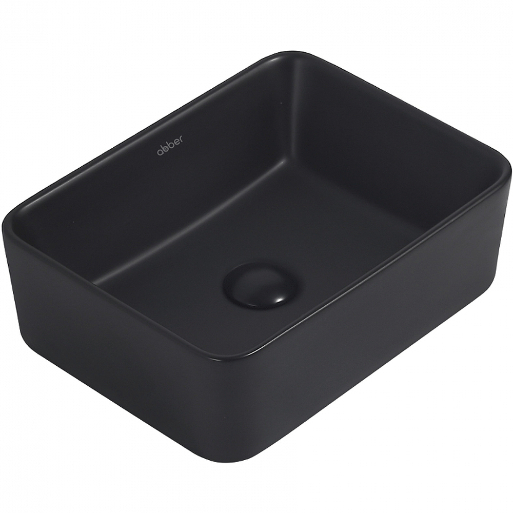 Раковина-чаша Abber Rechteck 40 AC2213MB Черная матовая