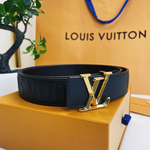Louis Vuitton Кожаный двухсторонний ремень