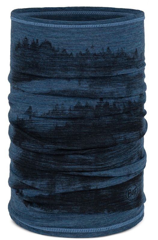 Шерстяной шарф-труба Buff Merino Lightweight Prints Matewa Tempest Фото 1