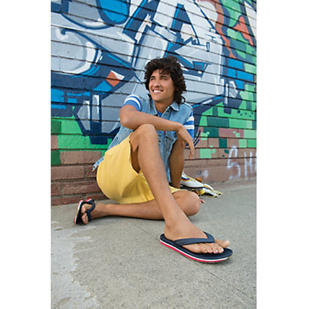 Шлепанцы Crocs Retro Flip Espresso / Pumpkin