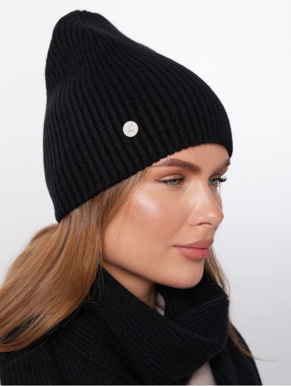 Комплект шапка и шарф модель 007