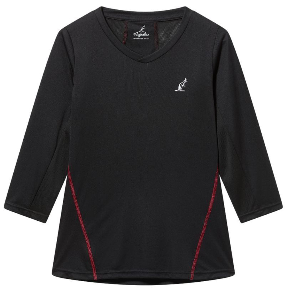 Женская теннисная футболка с длинным рукавом Australian Tennis Ace Net 3/4 Sleeves