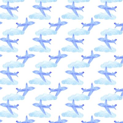 самолеты в облаках