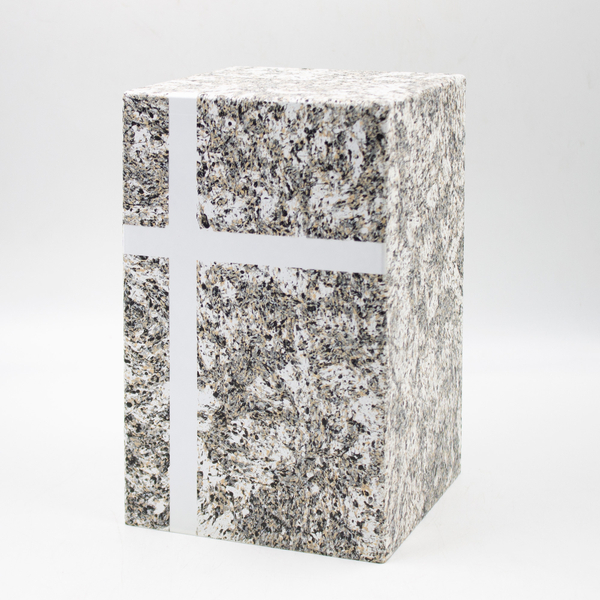 Урна для праха "Галерея" гранит белая