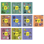 Комплект предметных тетрадей А5 36л., 10 предметов, со справочным материалом, скрепка, мелован. картон(стандарт), блок офсет, Alingar "Back to school"