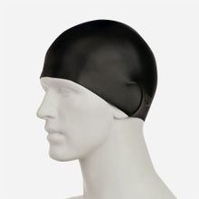Шапочка для плав. SPEEDO Plain Molded Silicone Cap, 8-709849097, ЧЕРНЫЙ, силикон