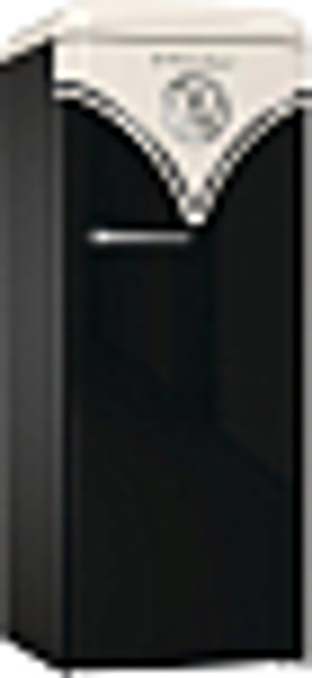 Отдельностоящий двухкамерный холодильник Gorenje OBRB615DBK