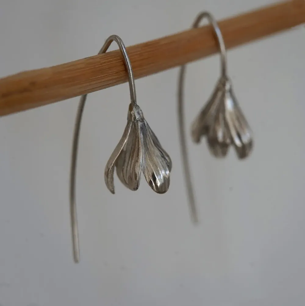 Серьги Подснежники