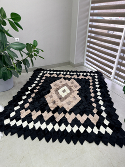 Покрывало меховое ковер из шкуры овчины