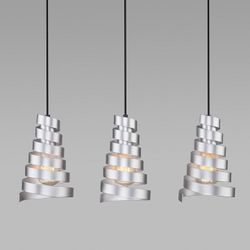 Подвесной светильник Eurosvet Storm 50058/3 серебро