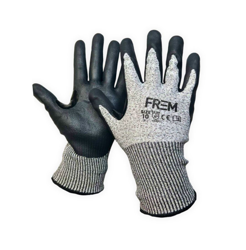 TF-R804 Перчатки с HPPE-лайнером, против порезов, нитриловая ладонь