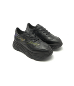 кожаные кроссовки KENZO KIDS - черный(K29090)