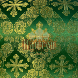 Шёлк "Феодосия" облегчённый зелёный