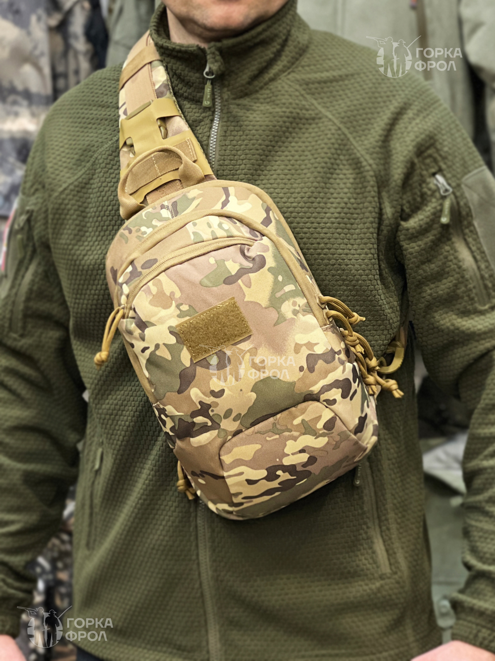 Сумка однолямочный тактический 7.62, 7 л, Мультикам