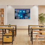 Стенд Техника безопасности в кабинете цифровых технологий с карманами А4 2742