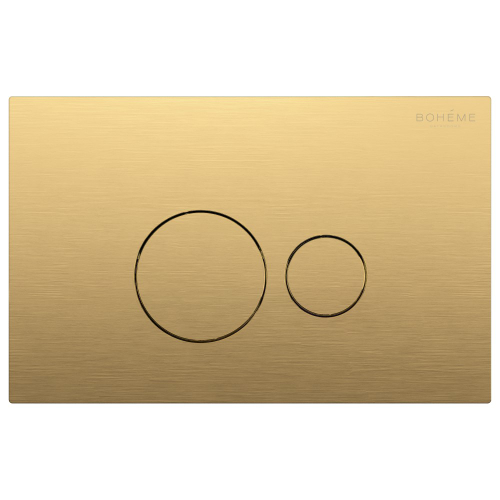 Кнопка для инсталляции Boheme, пластик Matt Gold