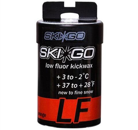 Лыжная мазь SKIGO LF, (+3-2 C), Orange, 45 g (новый снег) арт. 90244