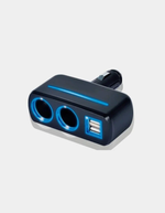 Разветвитель авто Olesson NO.1638 (2USB/2розетки 120Вт)