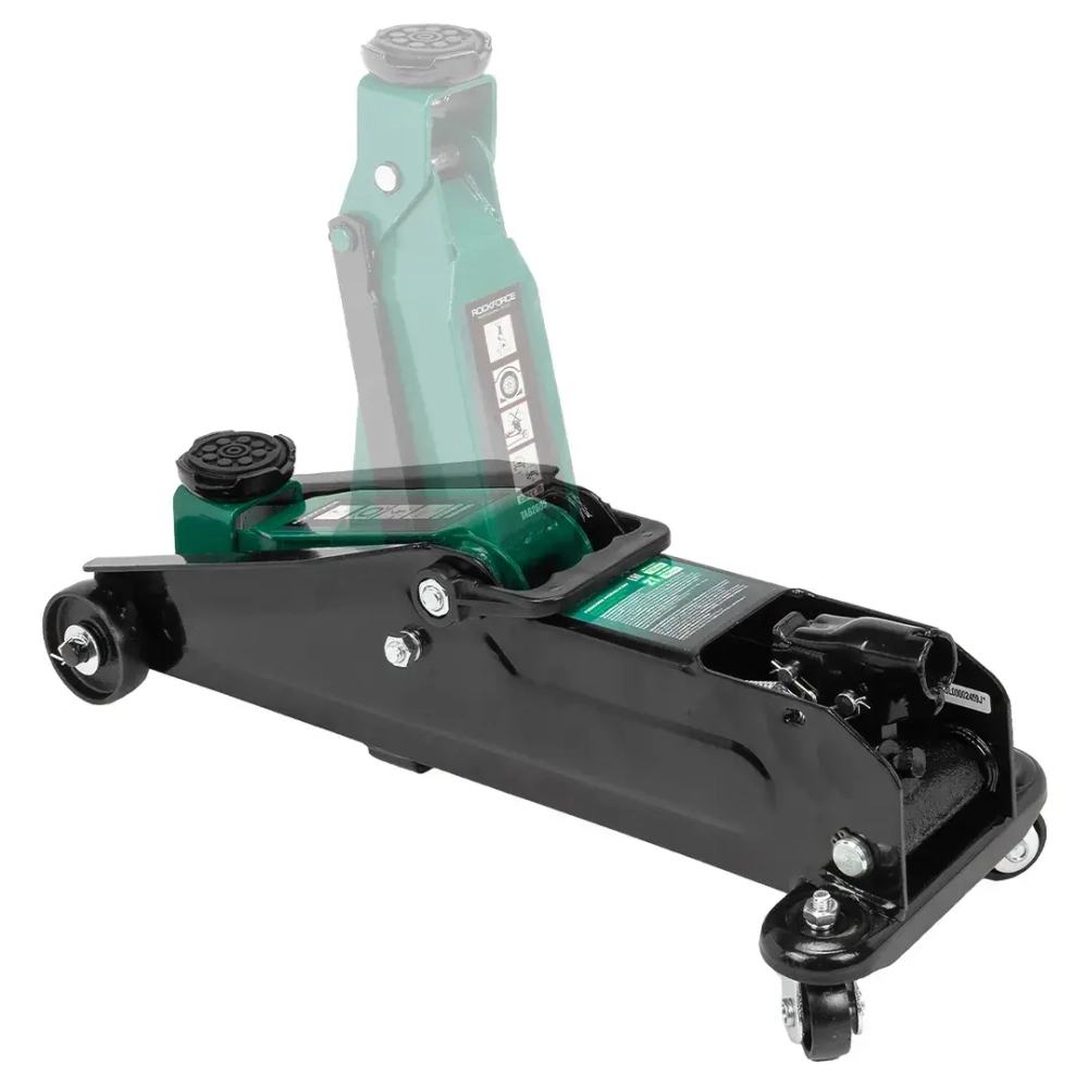 Домкрат подкатной гидравлический 2 т (h min - 130мм, h max - 385мм) RockForce##Rock FORCE RF-TA82005