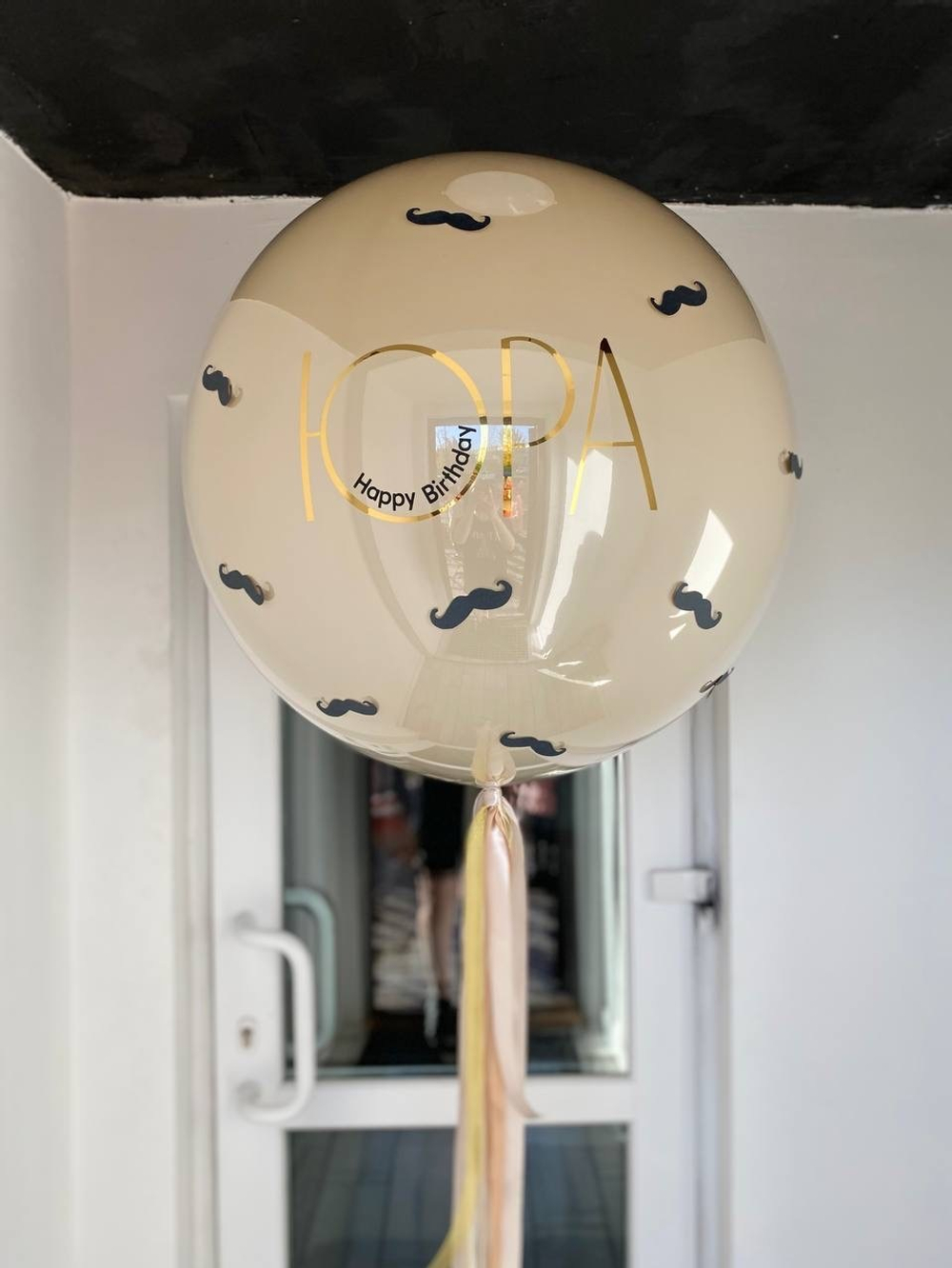 Воздушные шары зеркальный шар песок №1526