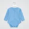 Боди детское, цвет голубой, рост 80 см
