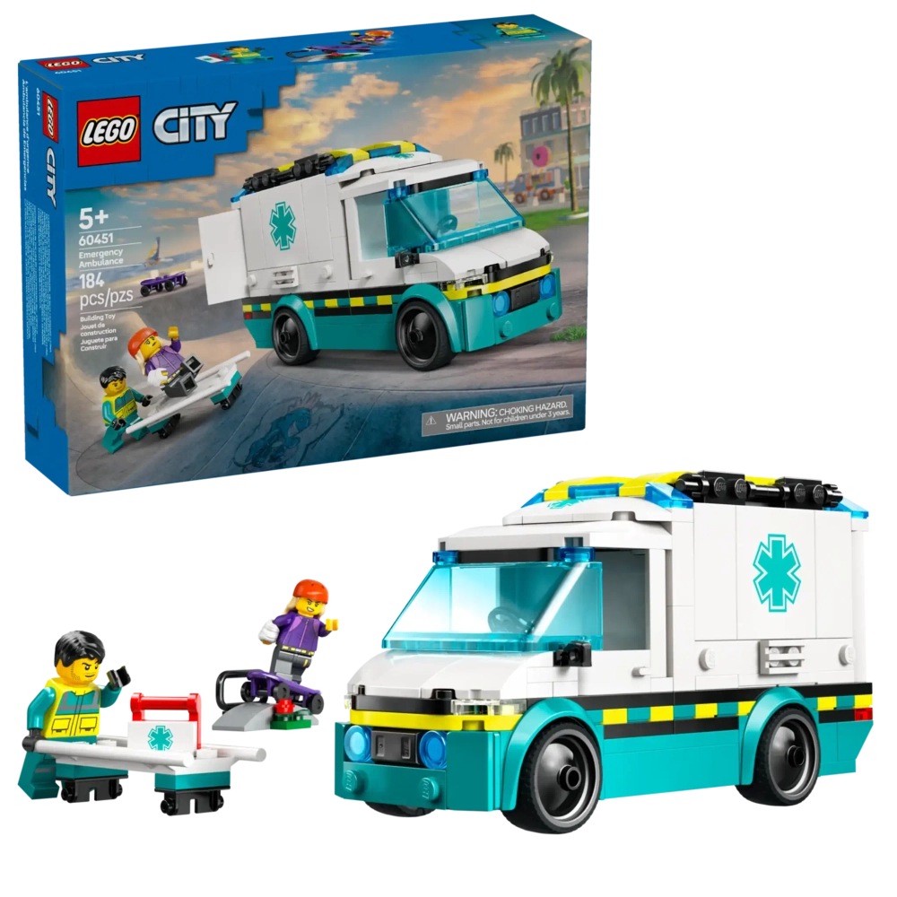 Конструктор LEGO City 60451 Скорая помощь