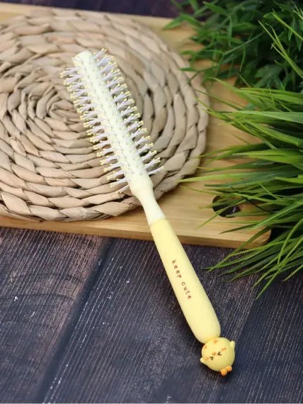 Расческа iLikeGift Keep cute yellow