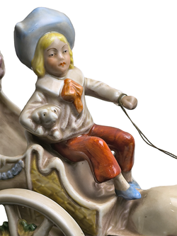 Фарфоровая статуэтка "Повозка" Grafenthal