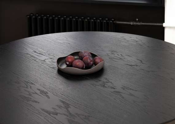 Стол обеденный Type D 120 см основание D 43 см (черный)