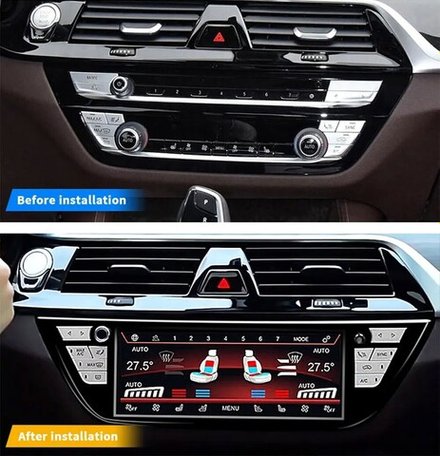 Сенсорная панель климата BMW X3 G01 2017-2023 - Carmedia ZF-2025-G01 c LCD (ЖК) экраном 8.8"