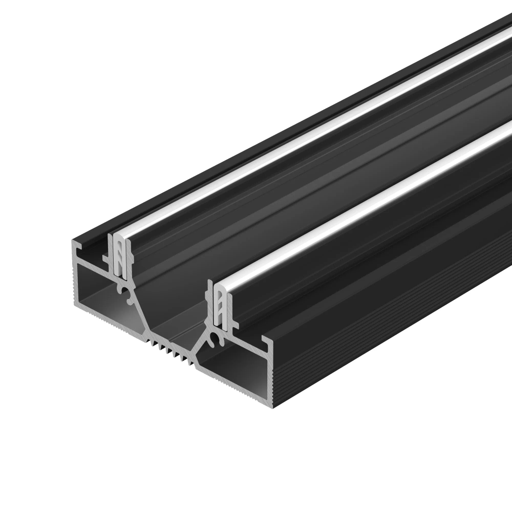 Профиль STRETCH-20-CEIL-D-CENTER-2000 BLACK (Arlight, Алюминий) 042946