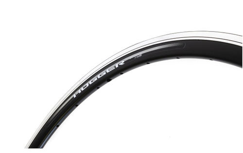 Обод 700C" HOGGER алюминиевый, двойной, 32H фрезерованный, индикатор износа, 622х14,2/20,8х29мм, A/V, анодированный, черный