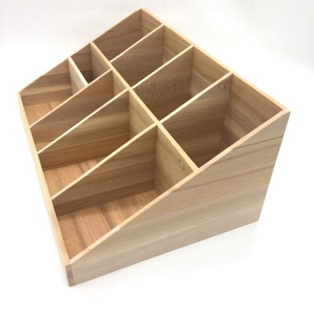 Органайзер для кофейной (чайной) зоны;бук лак;H=175,L=430,B=265мм.