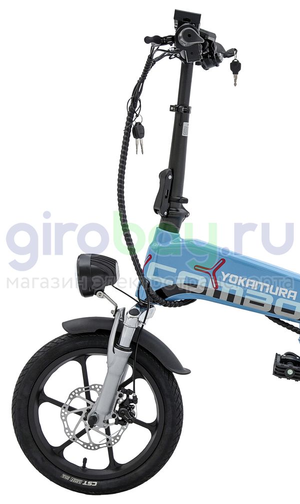 Электровелосипед Yokamura Combo 16 (48V/11Ah) - Miami Blue