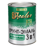 ВИТ Грунт-эмаль по ржавчине черная 0,8кг