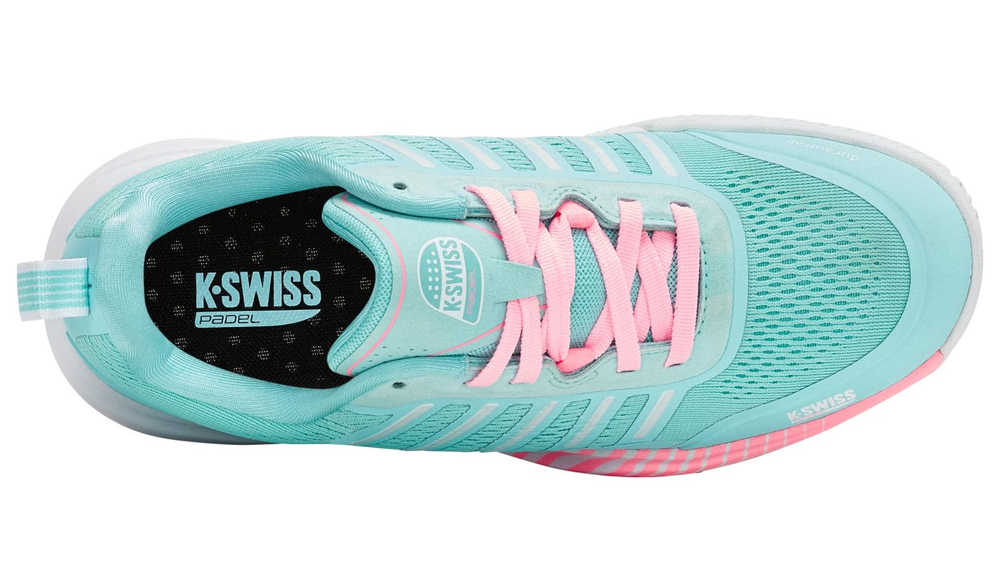 Женские кросовки для Padel K-Swiss Ultra Court Padel - soft neon blue/white/bubble gum
