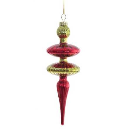 GAEM Украшение новогоднее "Фигурная сосулька", L5,5 W5,5 H19 см