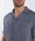 Льняная рубашка Ellino HUGO - темно-синий(50490761)