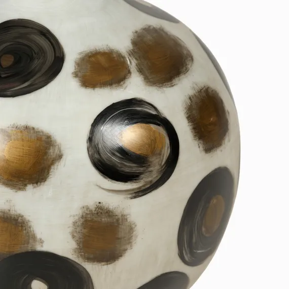 Ваза Flaviana высота 30 см, коричневый, чёрный, бежевый