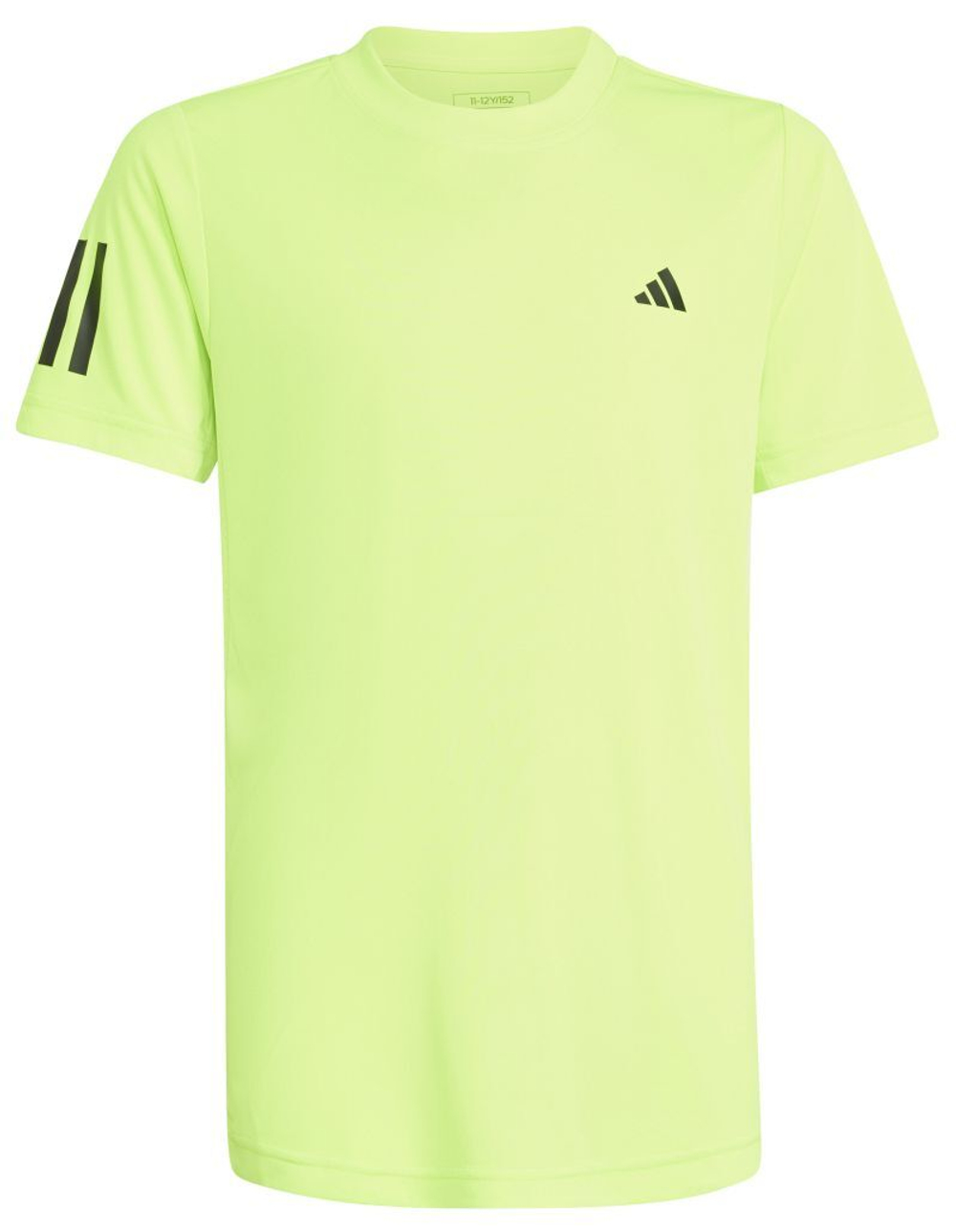 Детская теннисная футболка Adidas Club 3 Stripes Tennis - Yellow