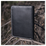 Кожаная обложка на паспорт «Волк»