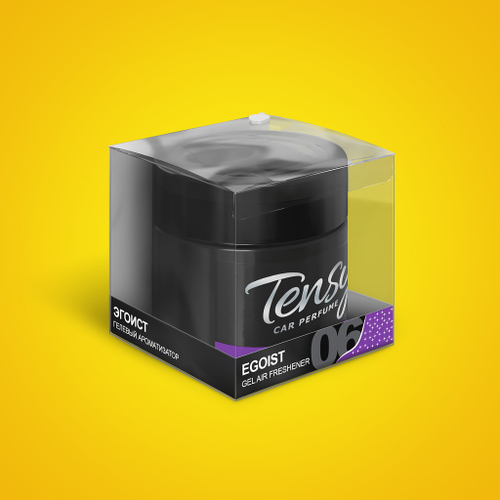 Ароматизатор "Tensy" на панель банка с проб. Эгоист (40шт/кор)