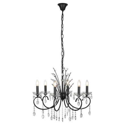 Люстра Rivoli Anamaria 2097-306 6 х Е14 40 Вт классика