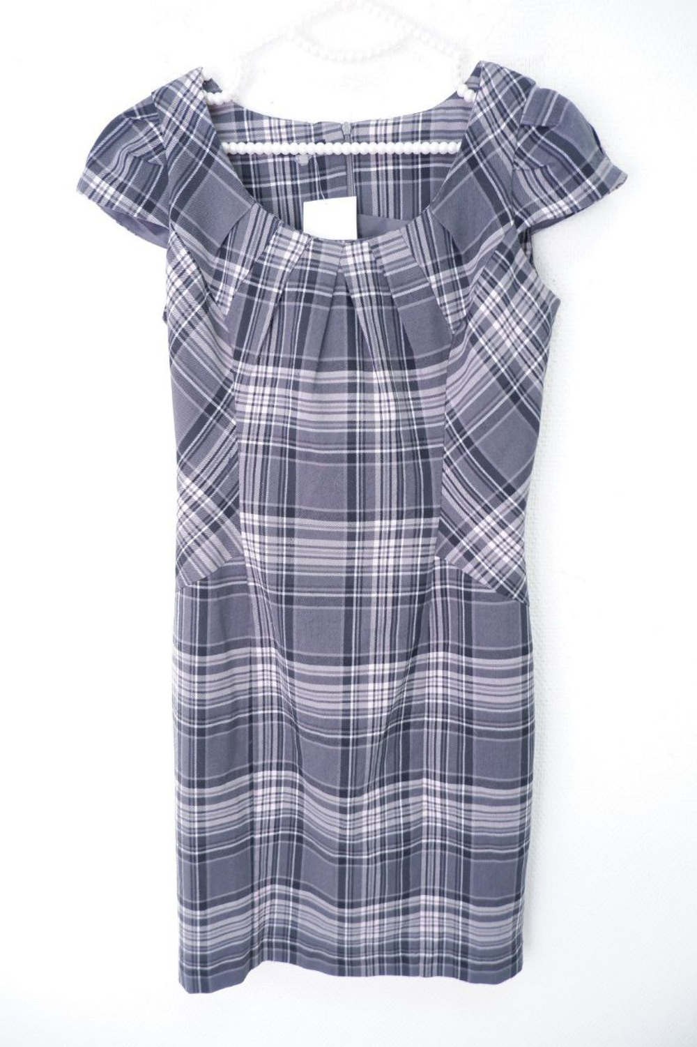 Платье Oodji в клетку 44 размер