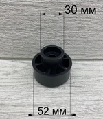 Колесо для мебели ролик для дивана диаметр 53 мм отверстие 10 мм 2 штуки